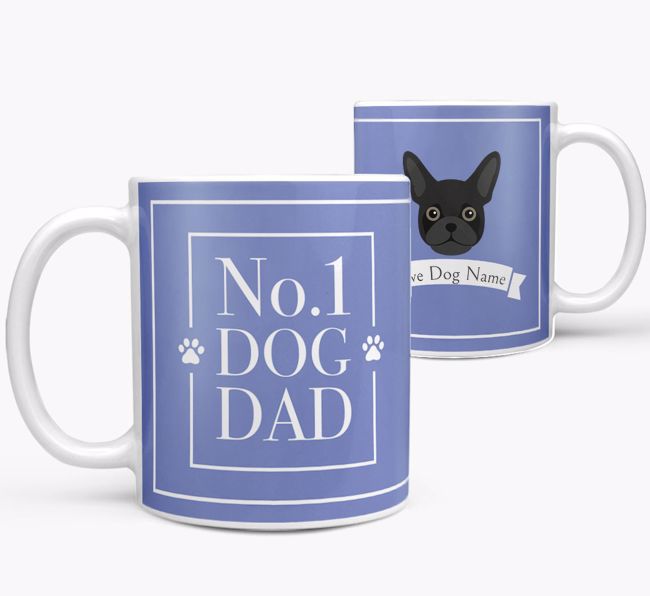 Personalised 'No.1 Dad' Mug from your {breedFullName}